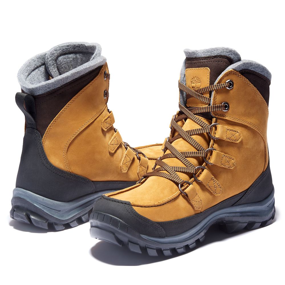 Botas de Invierno Timberland Argentina Hombre - Chillberg Insulated - Marrones/Negras - GIUKYH-548